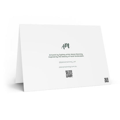 4 x Greeting Cards. Native Flowers Art