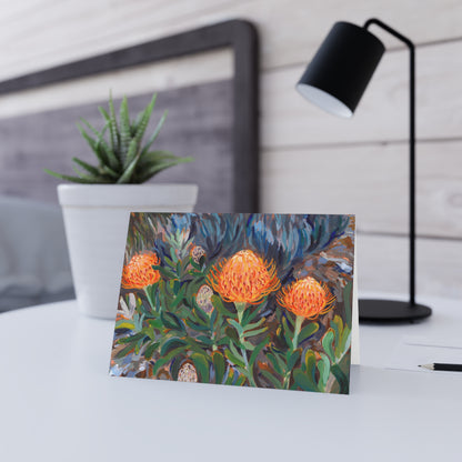 Greeting Card. Red Pohutukawa