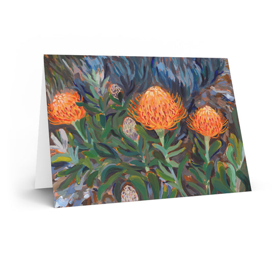 Greeting Card. Red Pohutukawa