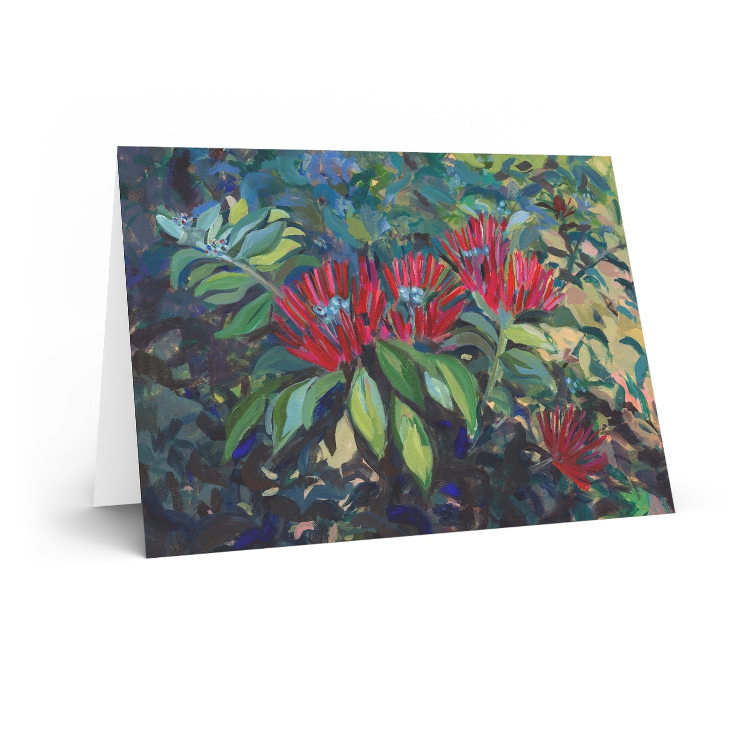 4 x Greeting Cards. Native Flowers Art