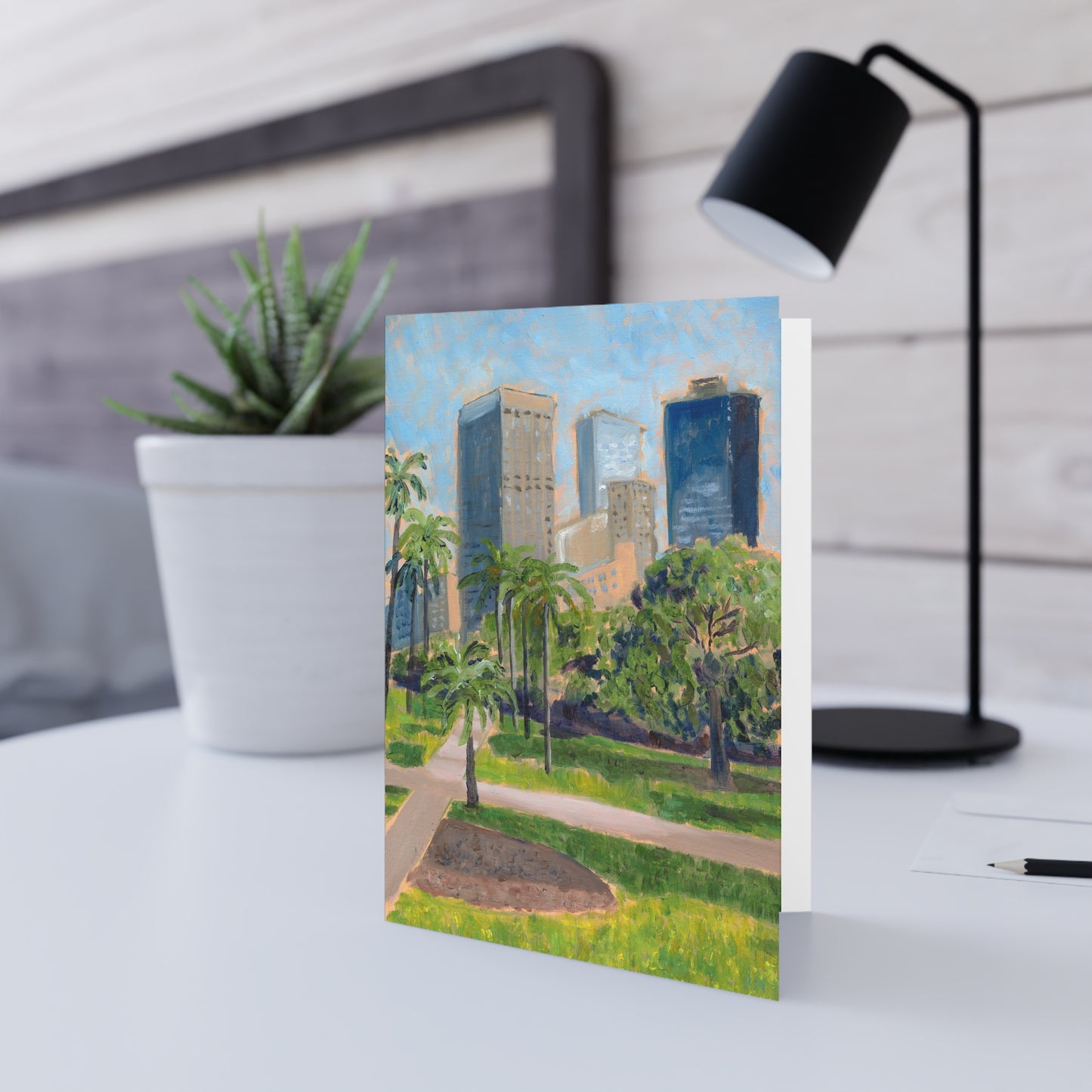 Copy of Greeting Card. Yellow and Blue, Wylies