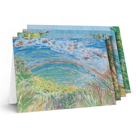 4 x Greeting Cards. Landscape Art