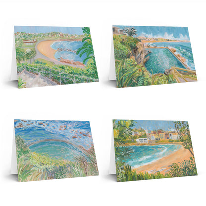 4 x Greeting Cards. Landscape Art
