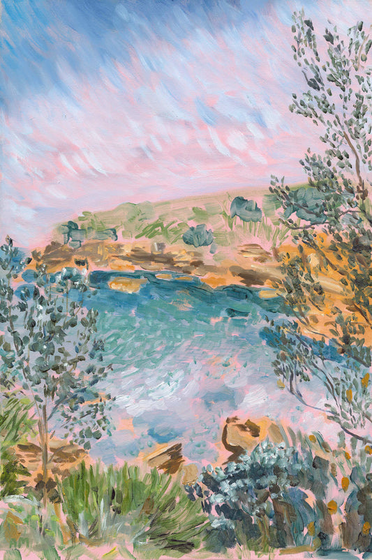 Afternoon Stroll, Gordon's Bay - Print