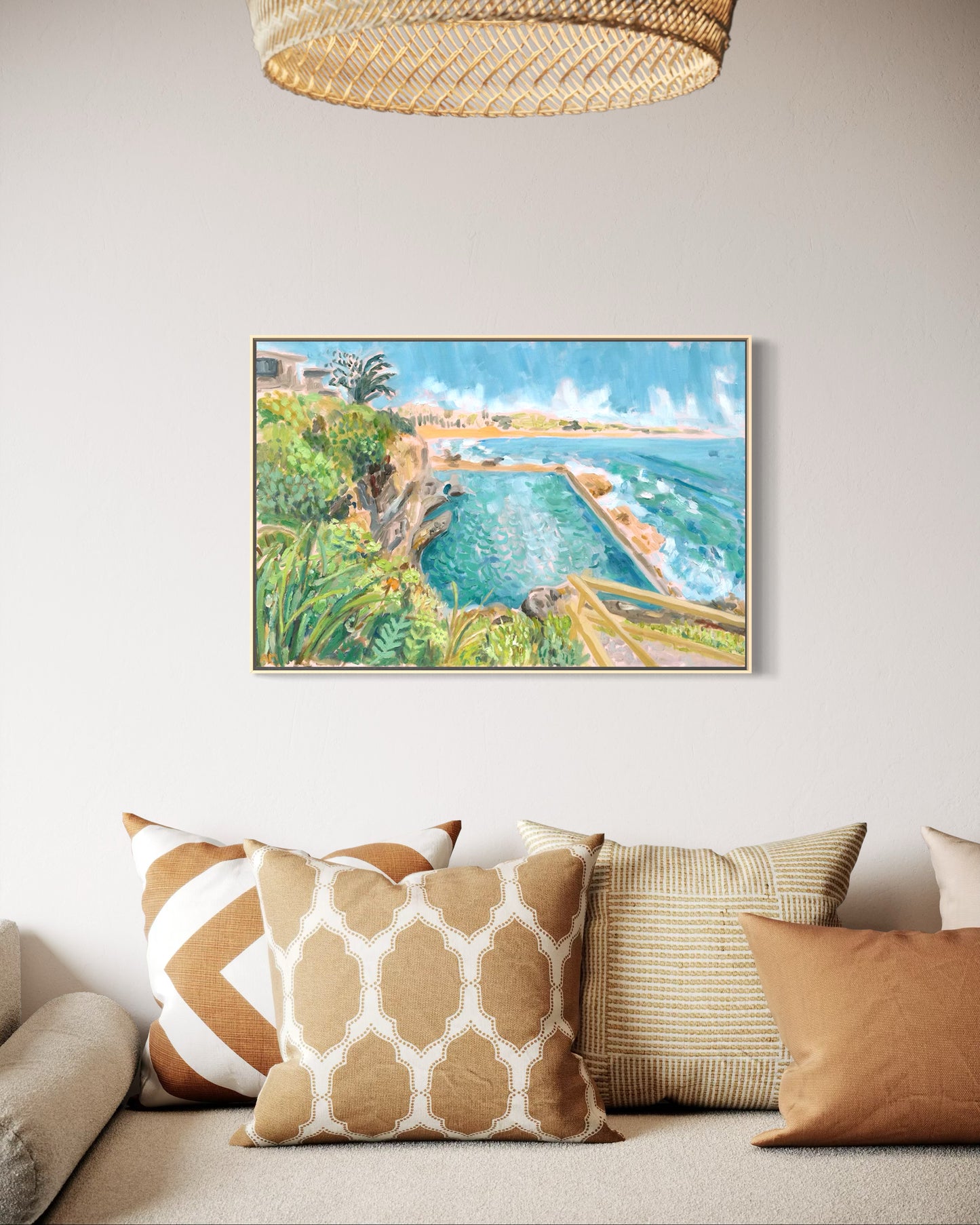 Dip with the Gals, The Ladies Baths - Print