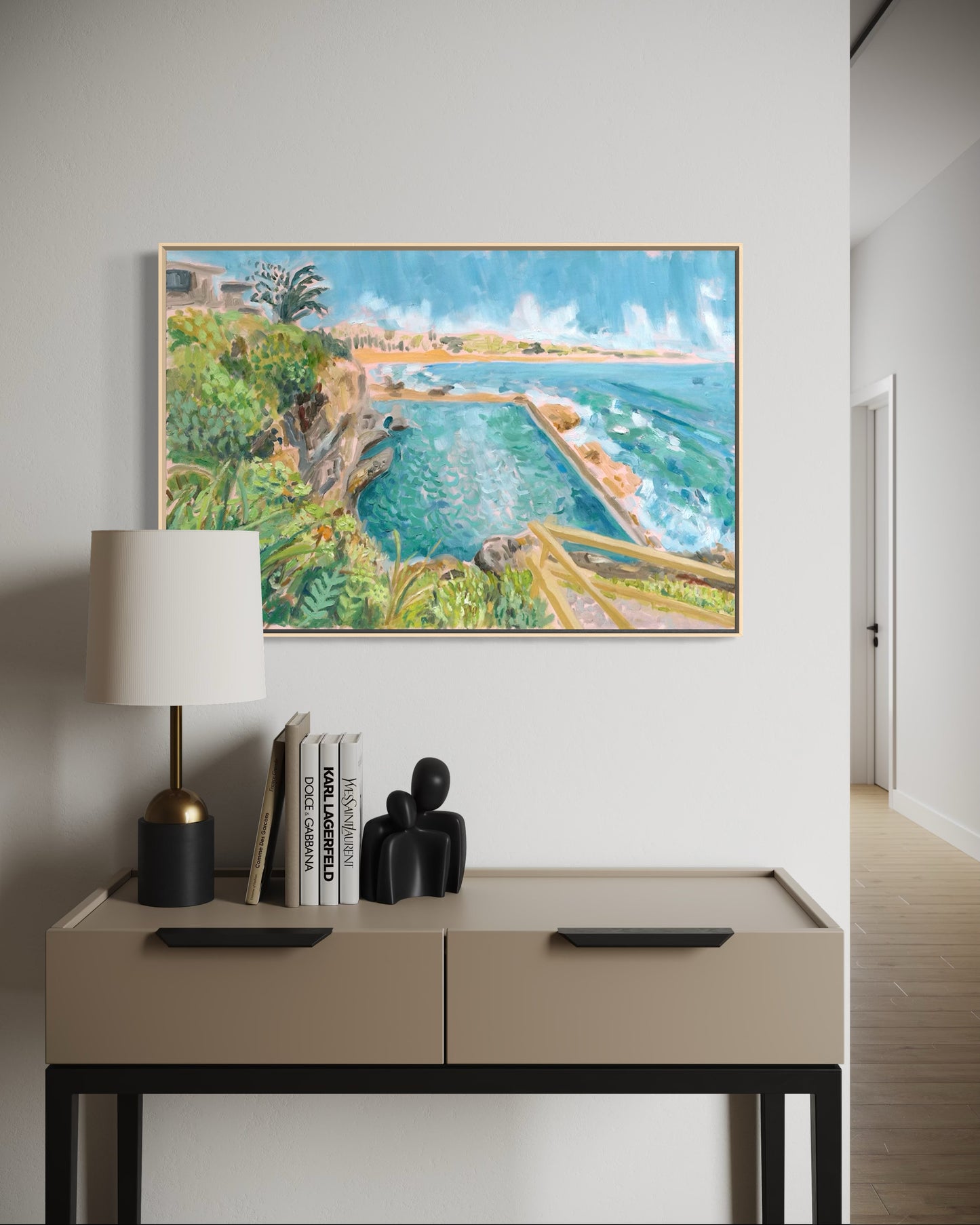 Dip with the Gals, The Ladies Baths - Print